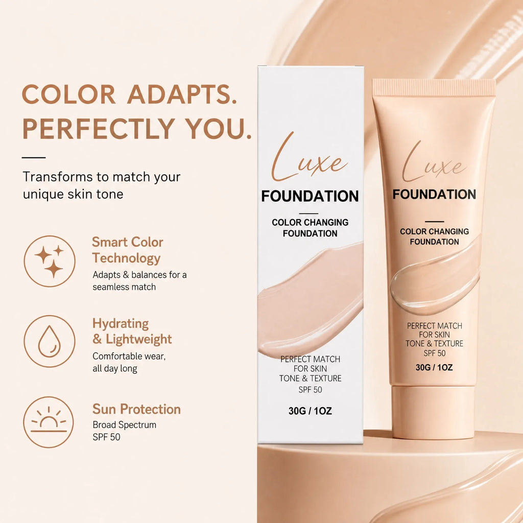 VIARELINE Color Changing Foundation SPF50 | Natural Finish