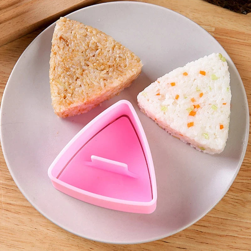 Triangular Onigiri Sushi Mold – DIY Rice Ball Press Tool