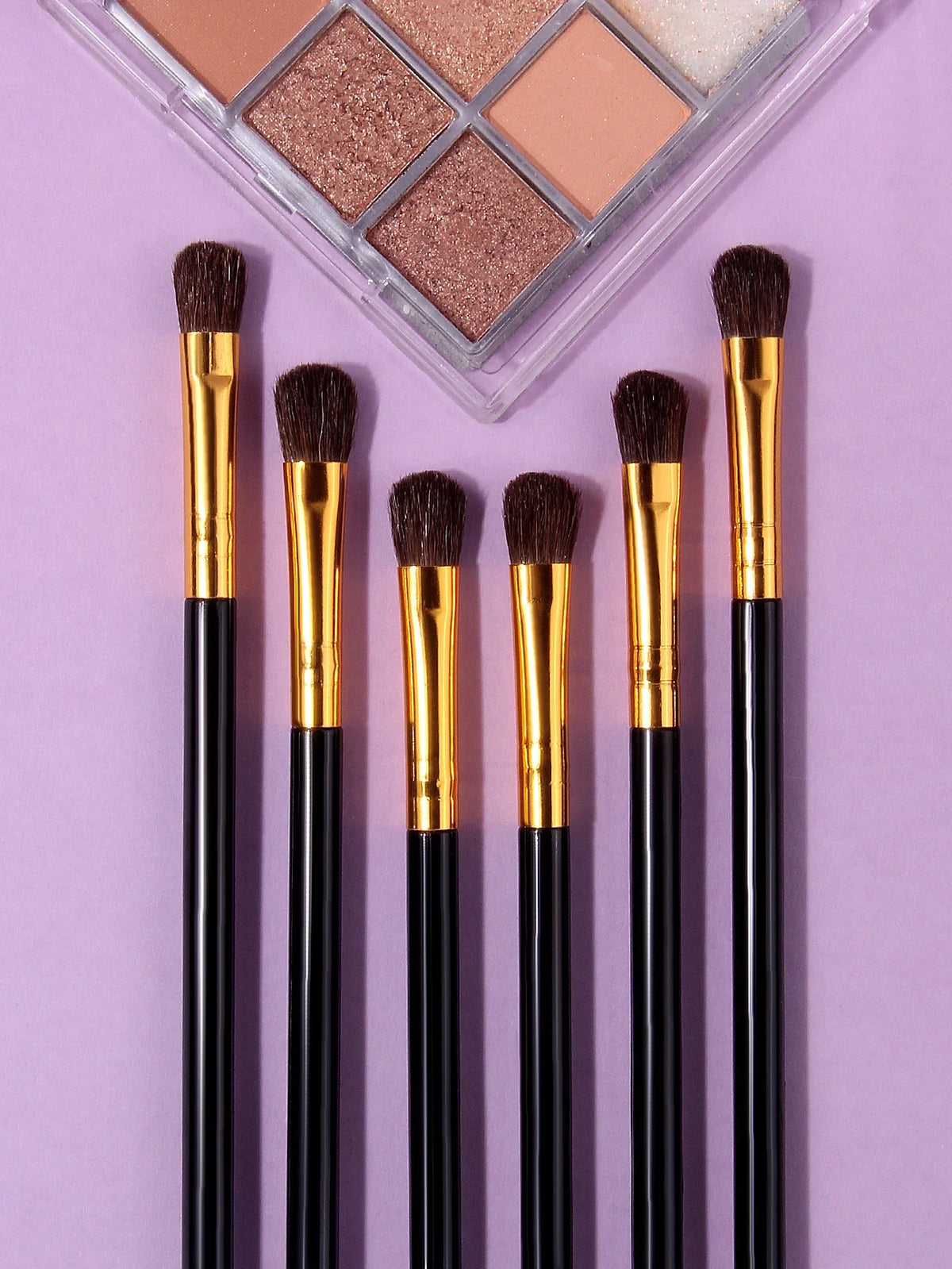 6-Piece Horsehair Eyeshadow Brush Set – Blending & Contouring