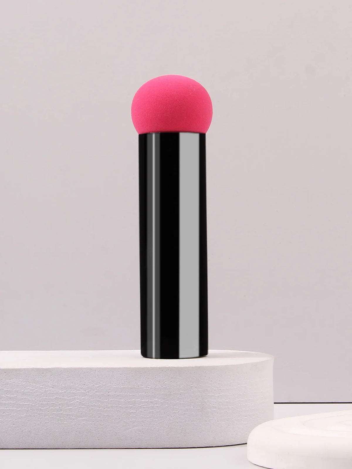 Mushroom Powder Puff Black Metal Handle Sponge Foundation