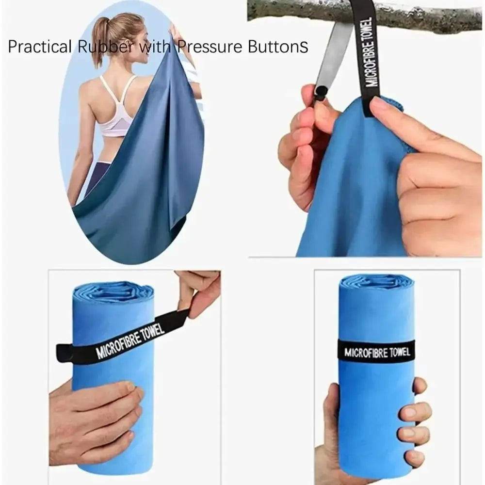 Ultra-Absorbent Microfiber Towel – Quick Dry & Lightweight