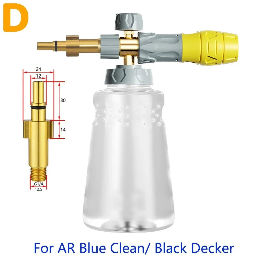 Snow Foam Lance Foam Cannon | Adjustable Pressure Washer Gun