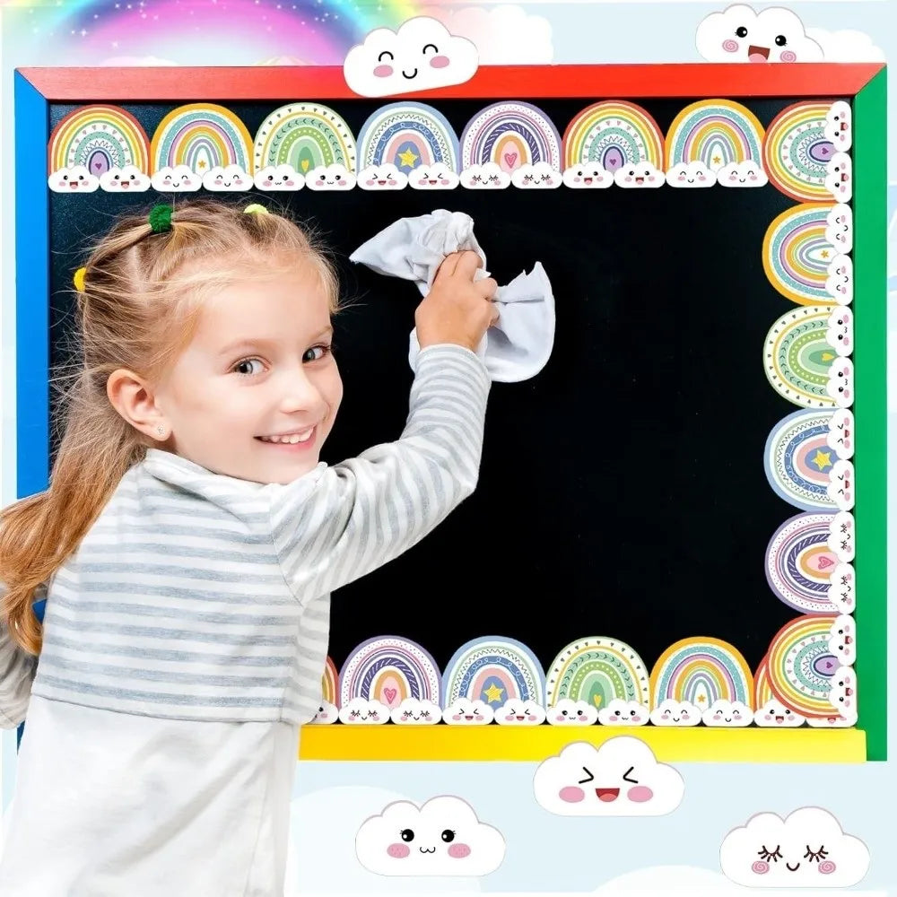 Self-Adhesive Chalkboard Bulletin Board Border Roll 7cm