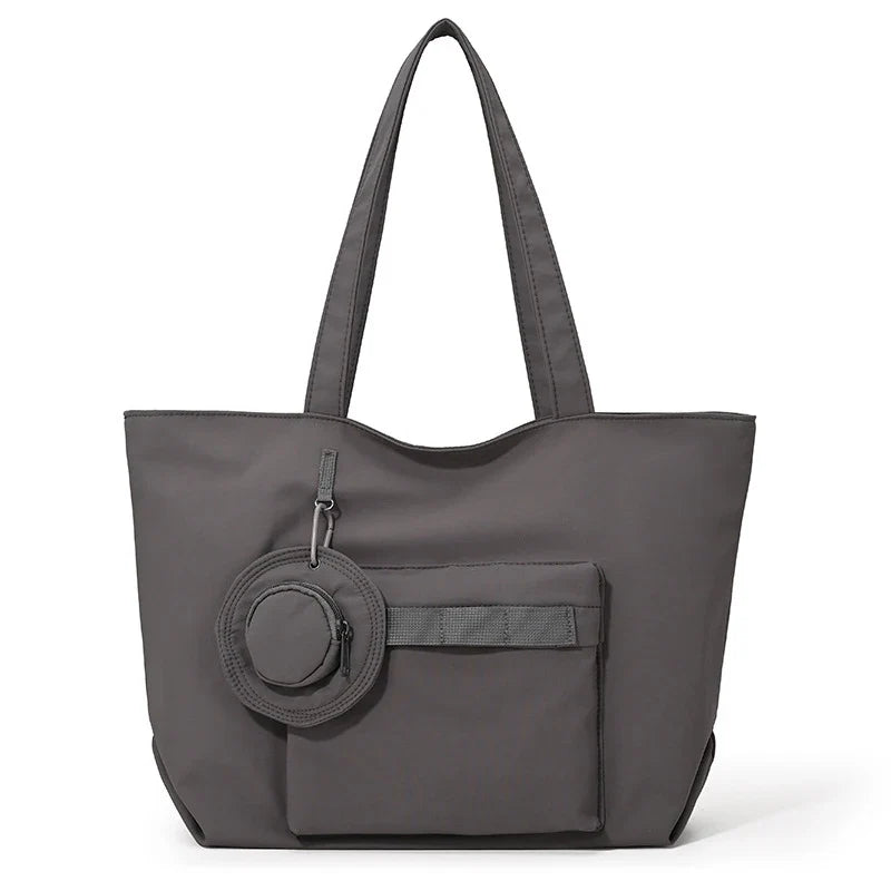 Large Capacity Women's Tote Bag – Nylon Shoulder Handbag