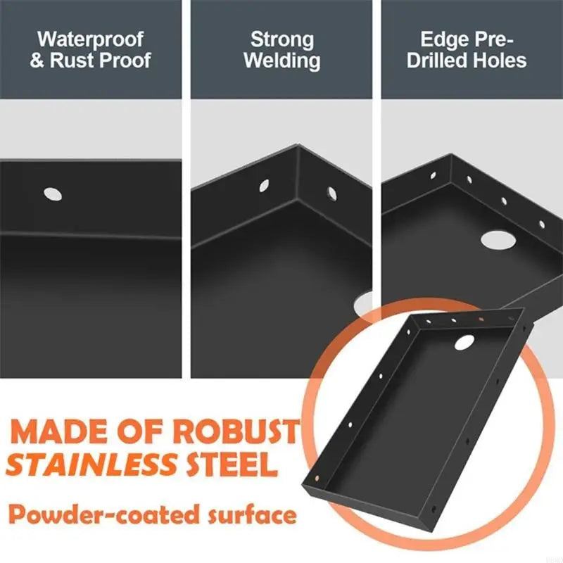 Stainless Steel Printer Tray Wall Mount Shelf for POS & KDS