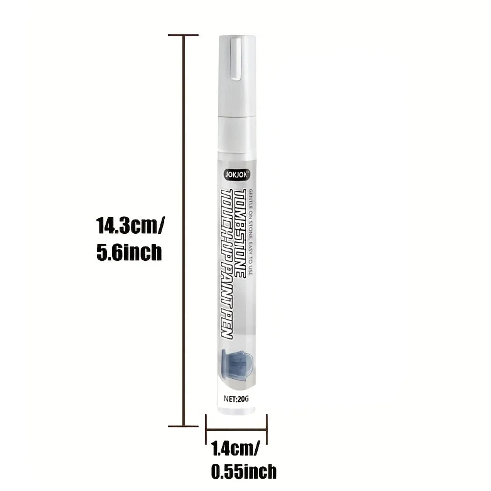 JOKJOK White Tombstone Marker Pen – Oil-Based Fine Tip