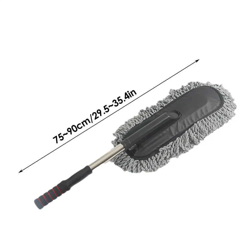 Telescopic Microfiber Car Duster – Extendable Handle