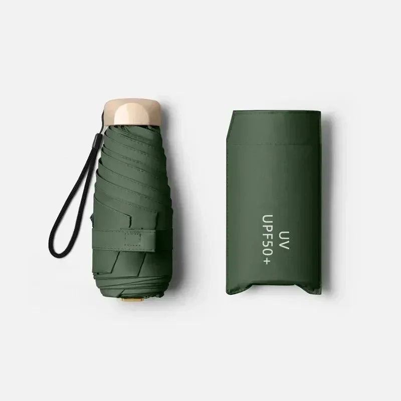 Mini UV Protection Pocket Parasol – Compact Folding Umbrella