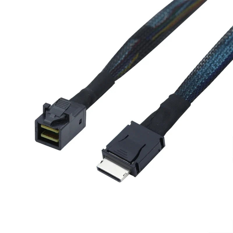 SFF-8611 4i PCIe Data Extension Cable 50cm / 100cm