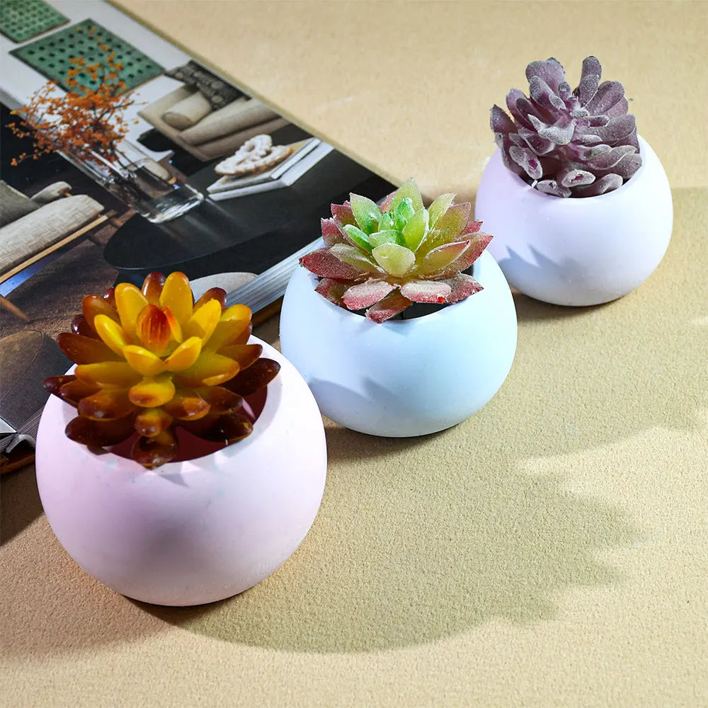 Spherical Silicone Mold – Candle, Planter & Pen Holder DIY