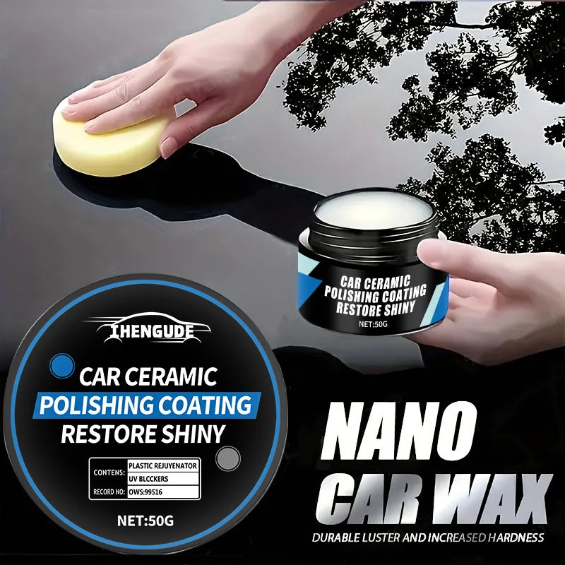 Ceramic Nano Car Polishing Wax – Hydrophobic Crystal Coat