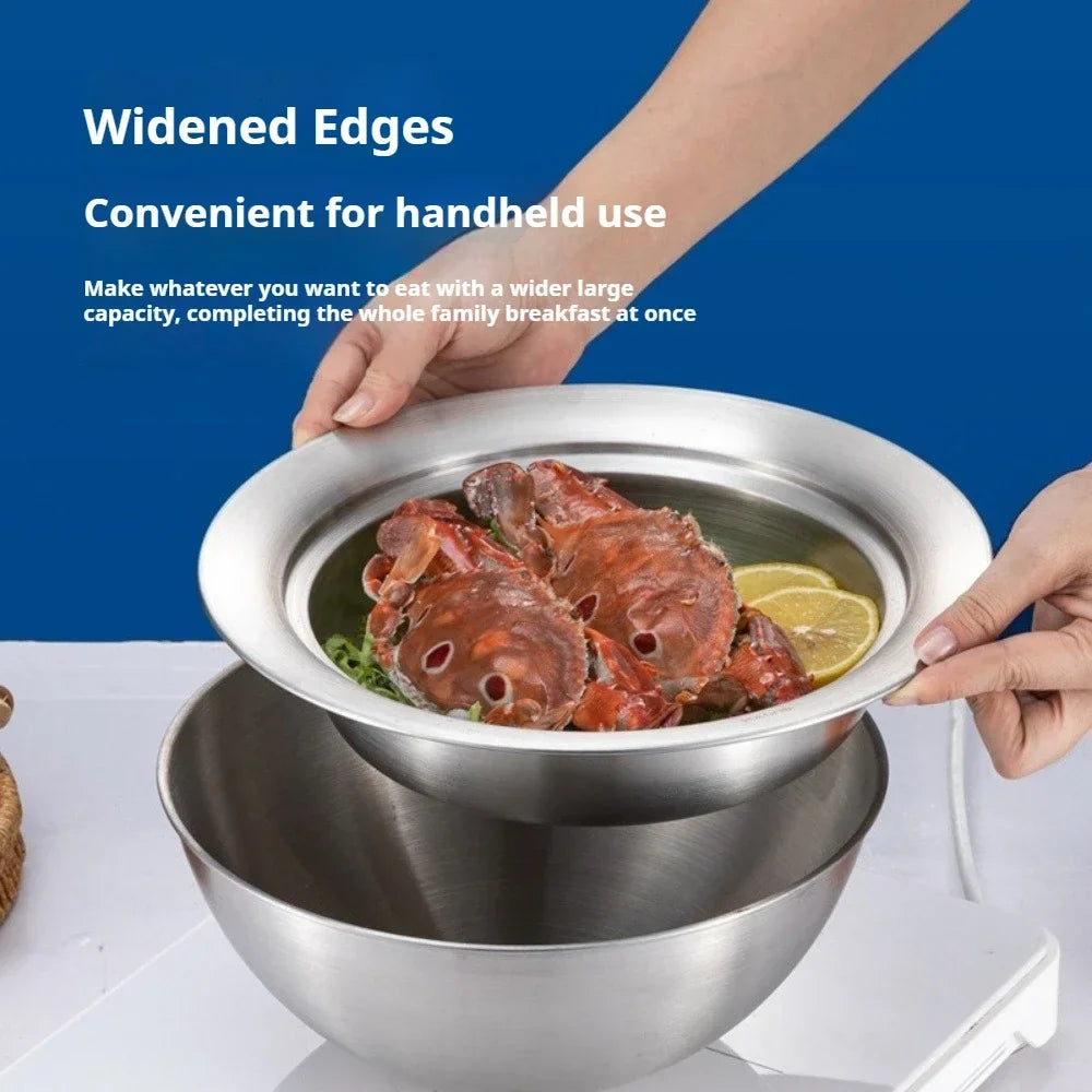 Stainless Steel Steam Tray & Noodle Drainer for Pot