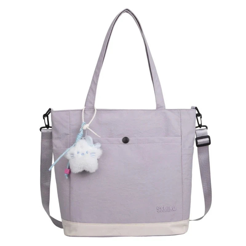 Large Canvas Shoulder Tote Bag for Women – Lightweight
