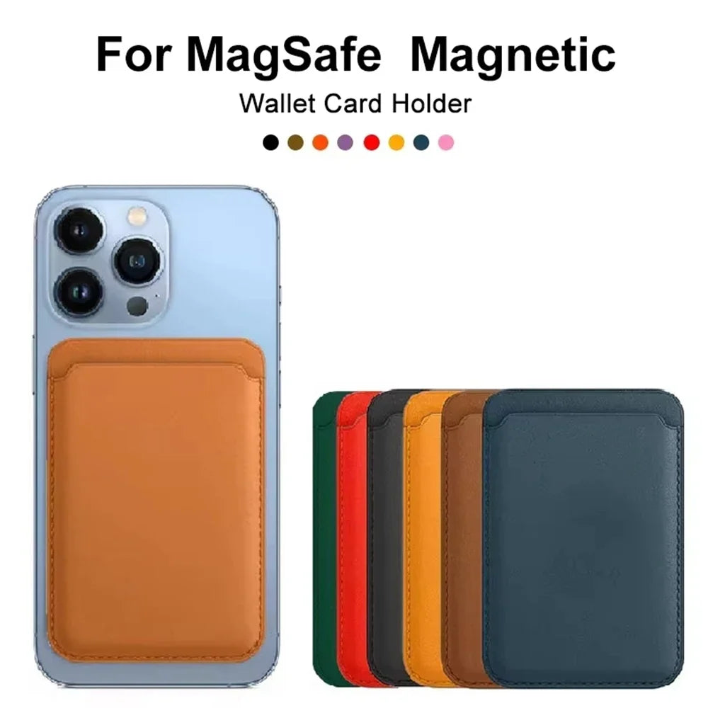 MagSafe Magnetic PU Leather Card Holder for iPhone 17