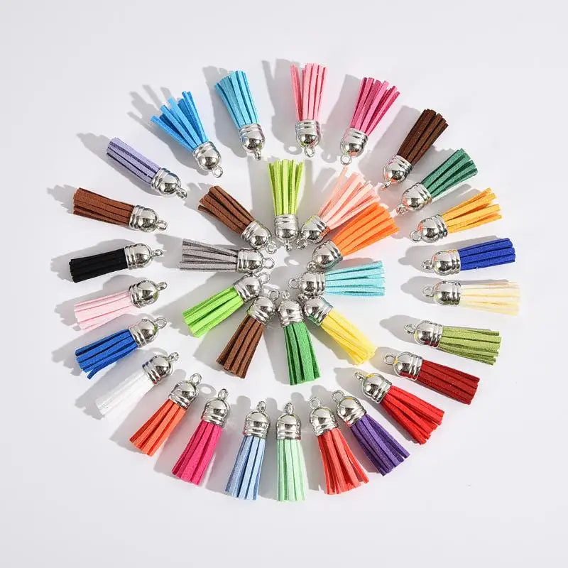 Velvet Tassel Pendants 10/20Pcs – Colorful DIY Jewelry Charms