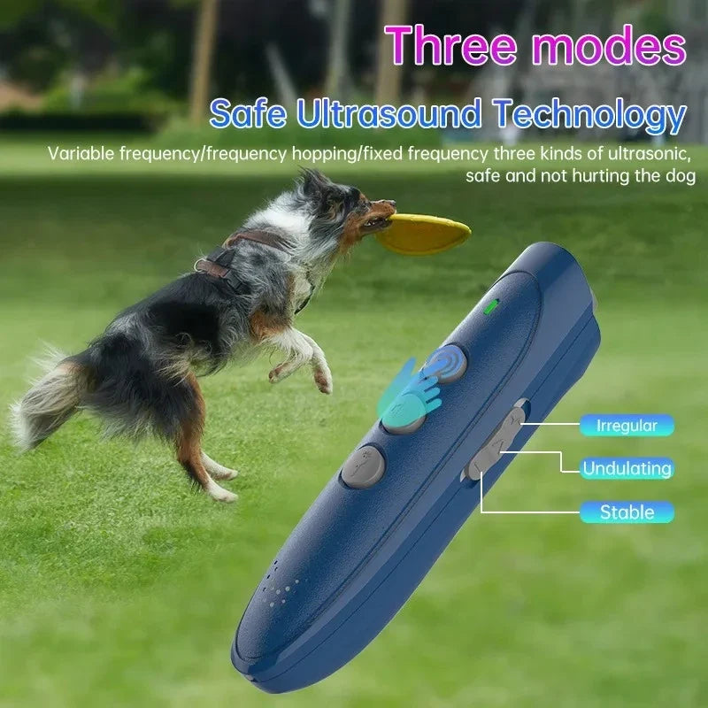Ultrasonic Dog Bark Training Device | Handheld with LED