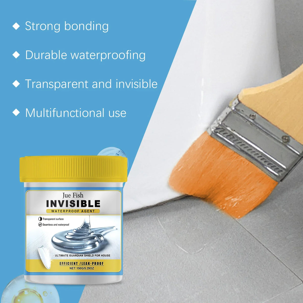 Transparent Waterproof Sealant – Roof, Tile & Concrete Sealer