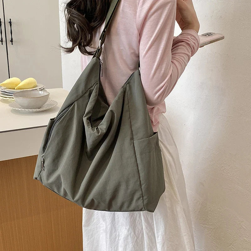 Convertible Nylon Crossbody Backpack & Sling Bag for Women