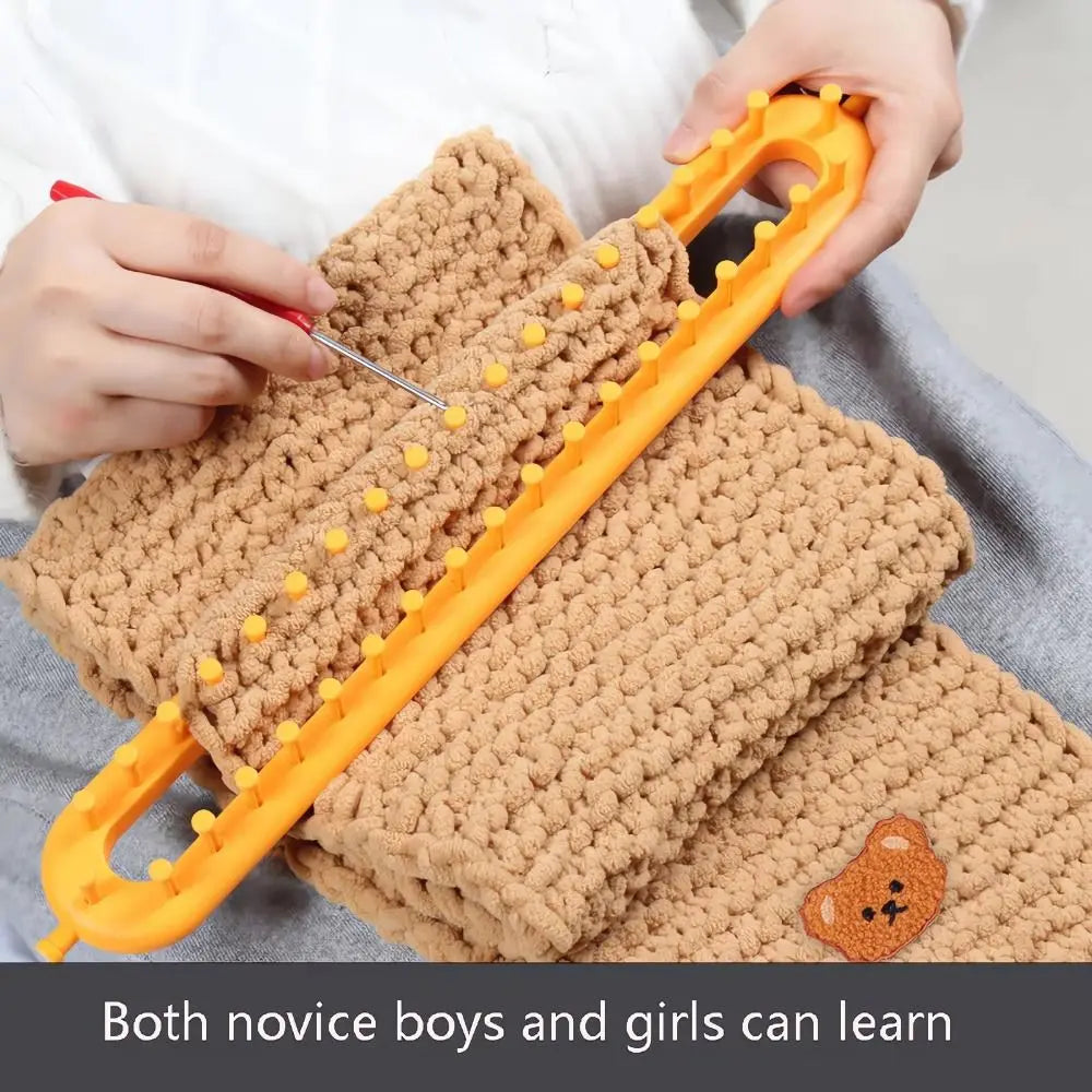 Rectangle Weaving Loom Kit 26–58cm | DIY Knitting Craft Tool