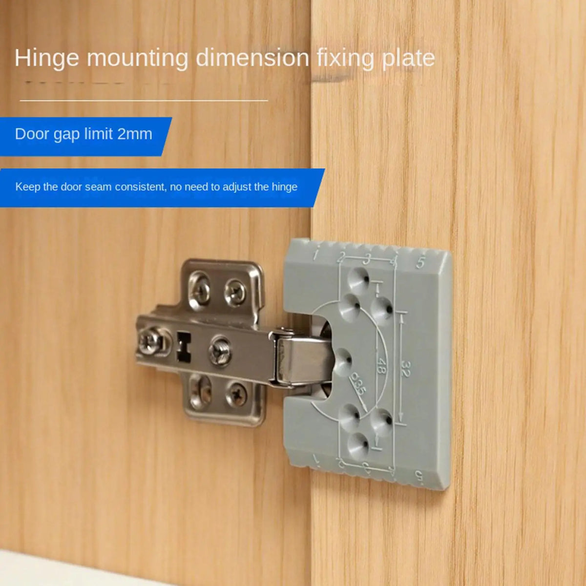Magnetic Door Hinge Jig – Accurate Mortise Installation Tool