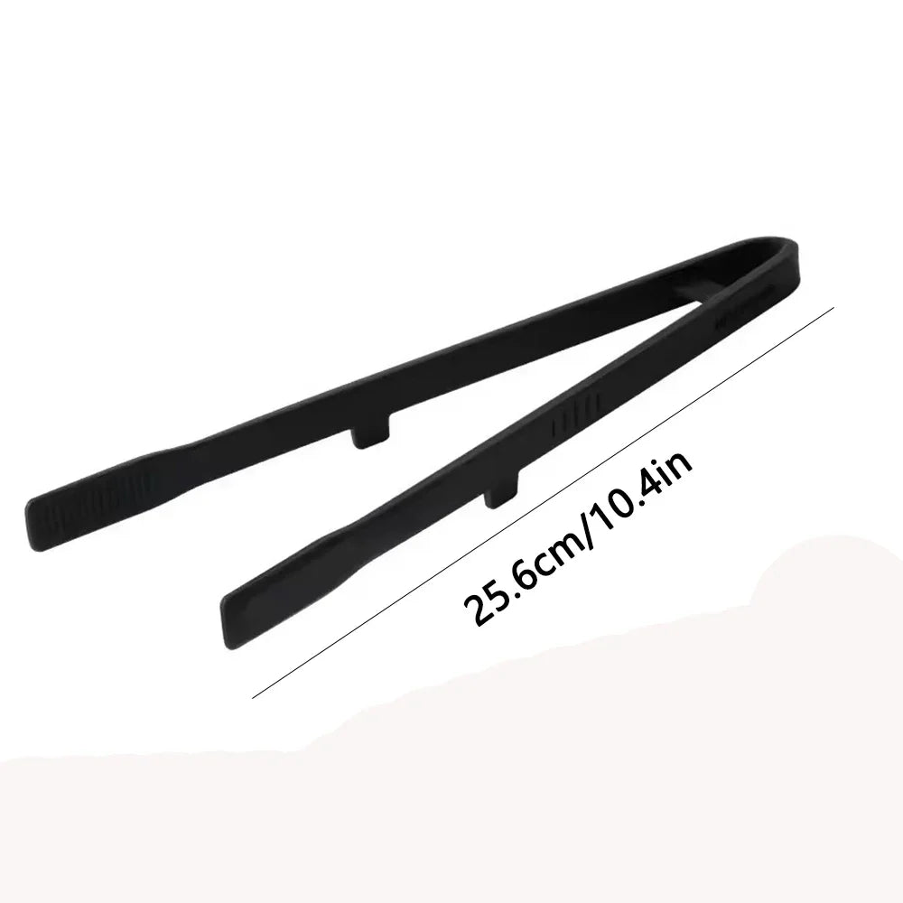 Silicone Grill Tongs – Heat-Resistant BBQ Kitchen Serving Clamp