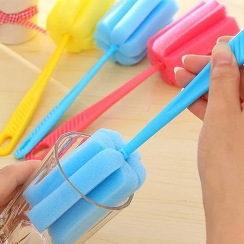 2-Pack Sponge Brush Set for Wine Glasses, Bottles & Cups