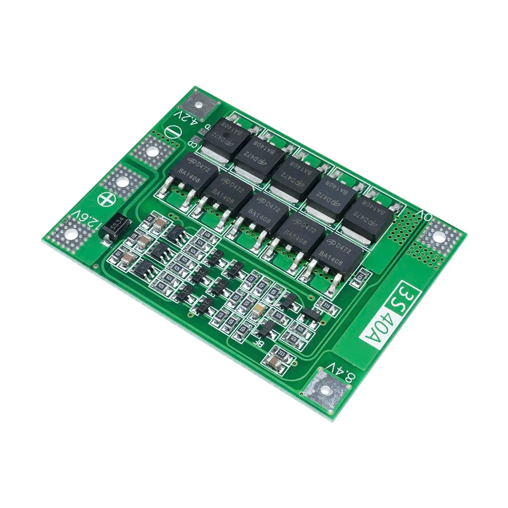 BMS 3S 12V 40A Lithium Battery Protection Board – 18650