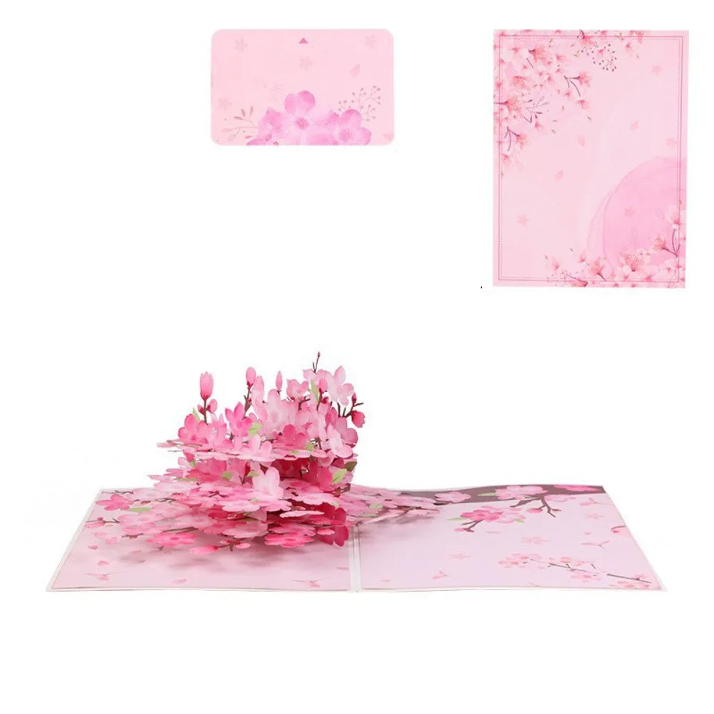 3D Pop-Up Love Card – Romantic Wedding Greeting Postcard