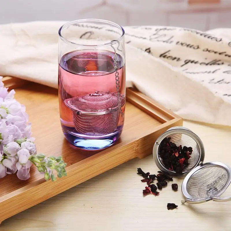 Stainless Steel Tea Ball Infuser – Mesh Spice & Herb Strainer