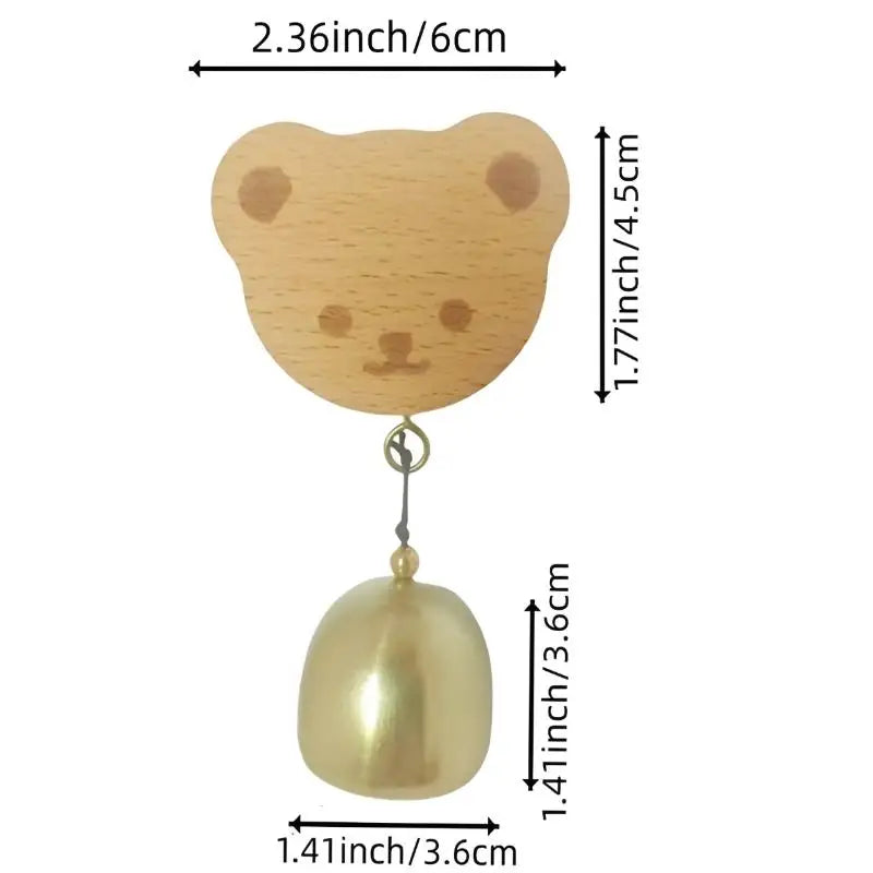 Wooden Aluminum Wind Chime – Balcony, Porch & Home Decor