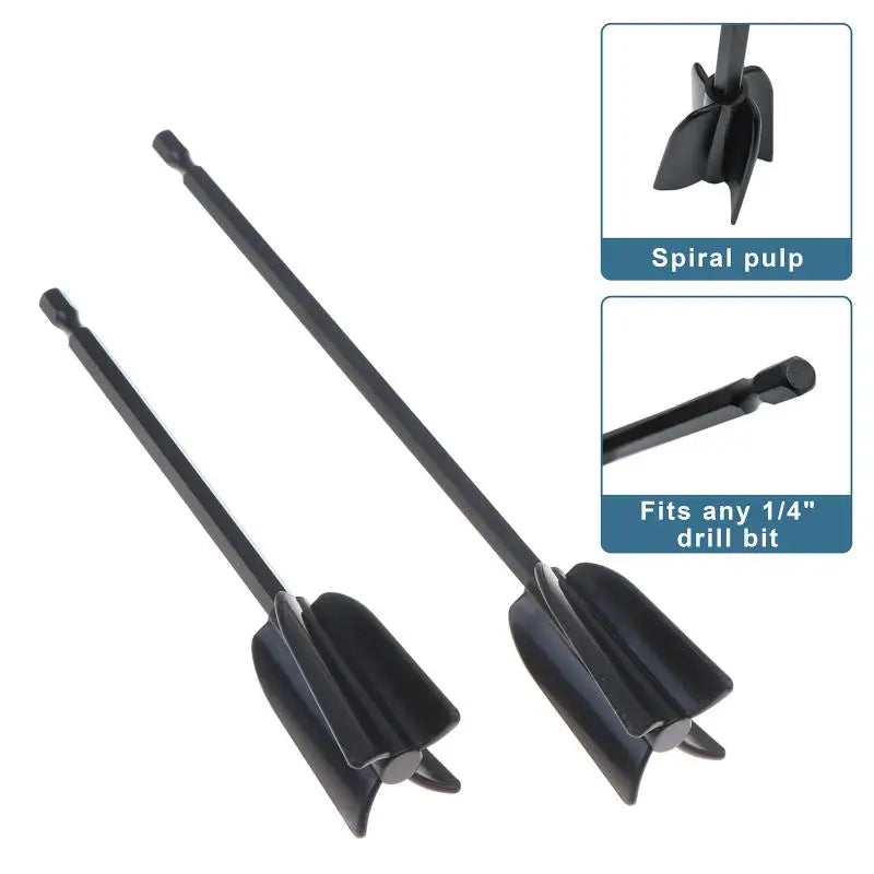 6-Pack Drill Paint Mixer Rods for Epoxy Resin, Putty & Paint