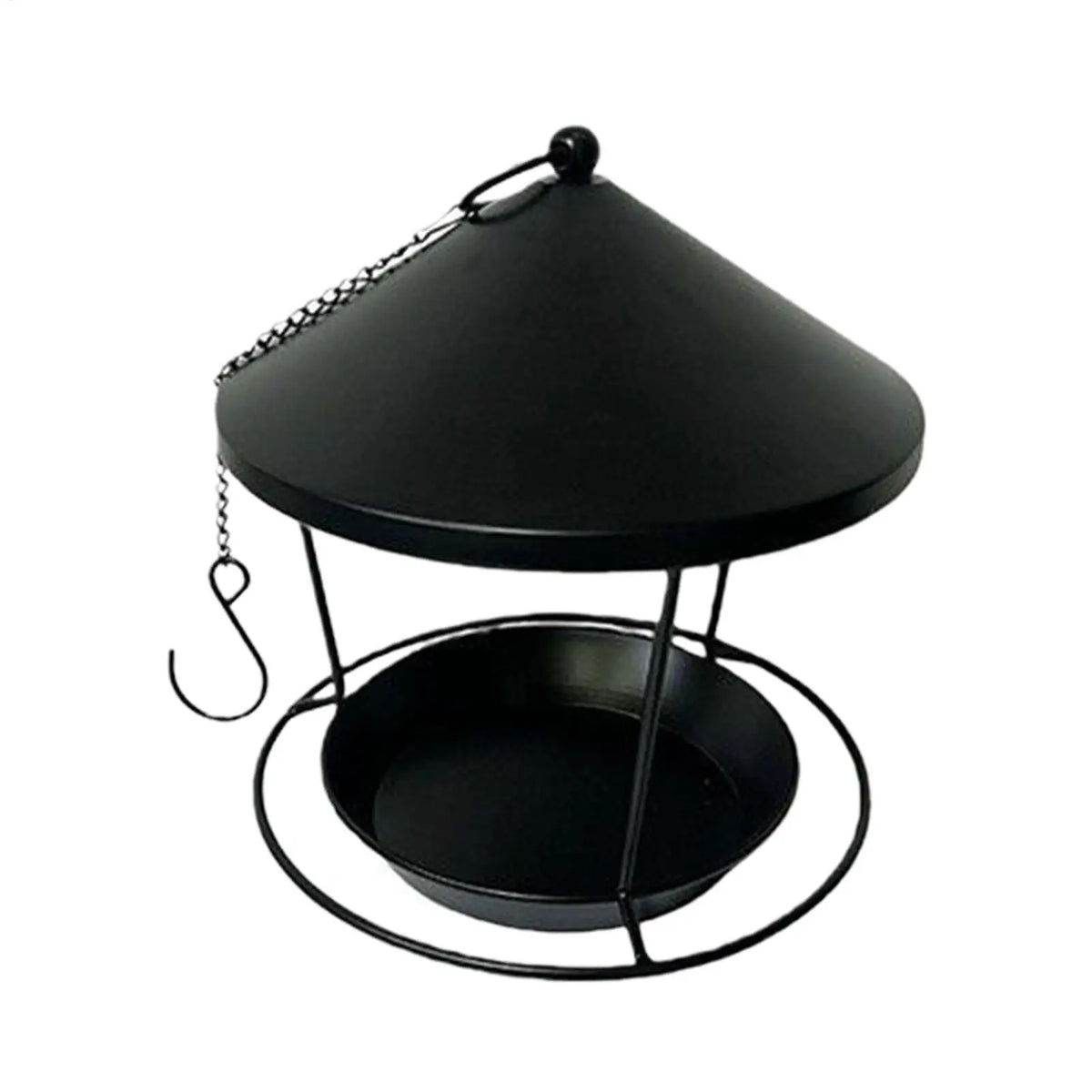 Outdoor Hanging Metal Bird Feeder – Weatherproof Garden Tray