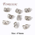 50-Pack 14K Gold Plated Earring Backs – Stud Locking Stoppers