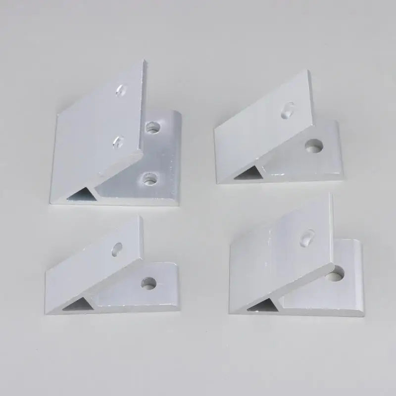 2Pcs 45° Corner Bracket for 2020–8080 Aluminum Extrusion Profile