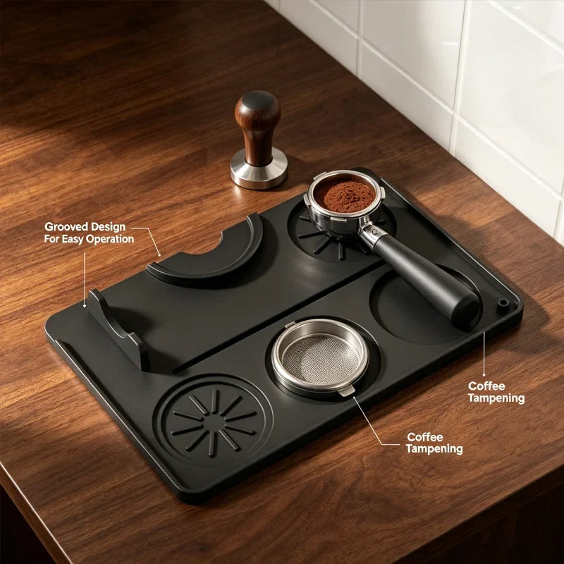 Silicone Coffee Tamper Mat | Espresso Portafilter Pad