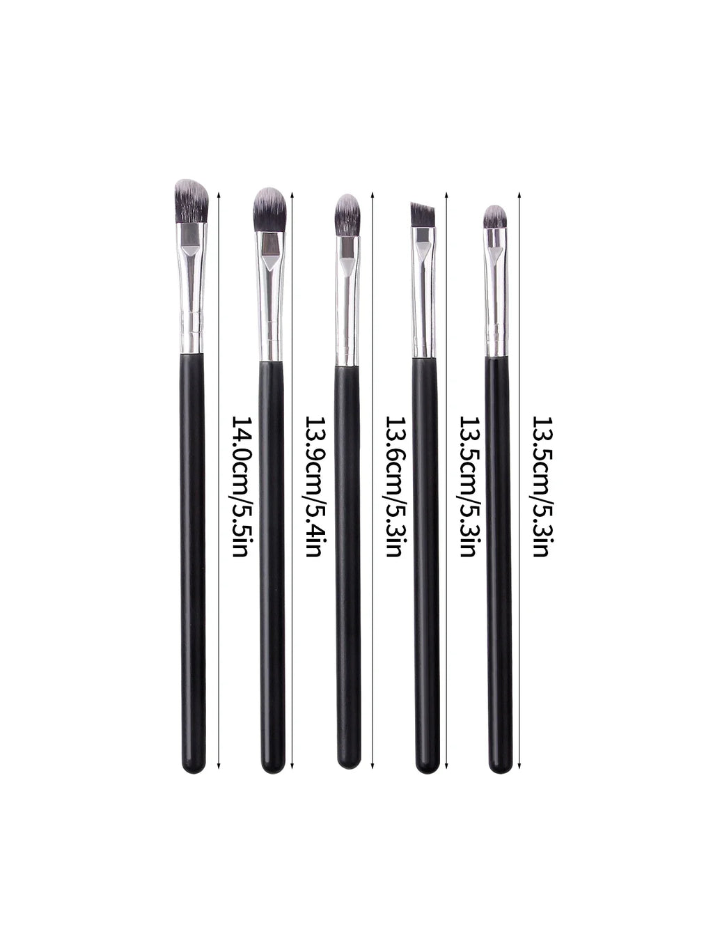 5-Piece Eye Makeup Brush Set – Eyeshadow & Blending Brushes