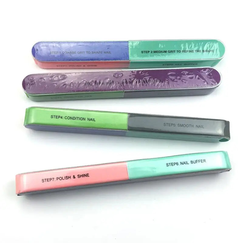 VanKood 5Pcs Double-Sided Nail Buffer Block Polishing File Set