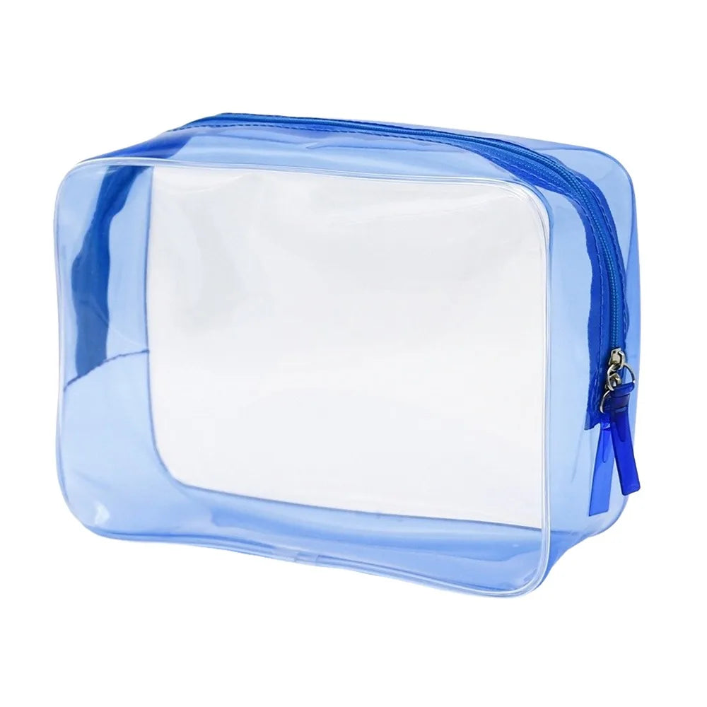 PVC Transparent Cosmetic Bag – Waterproof Travel Toiletry Bag
