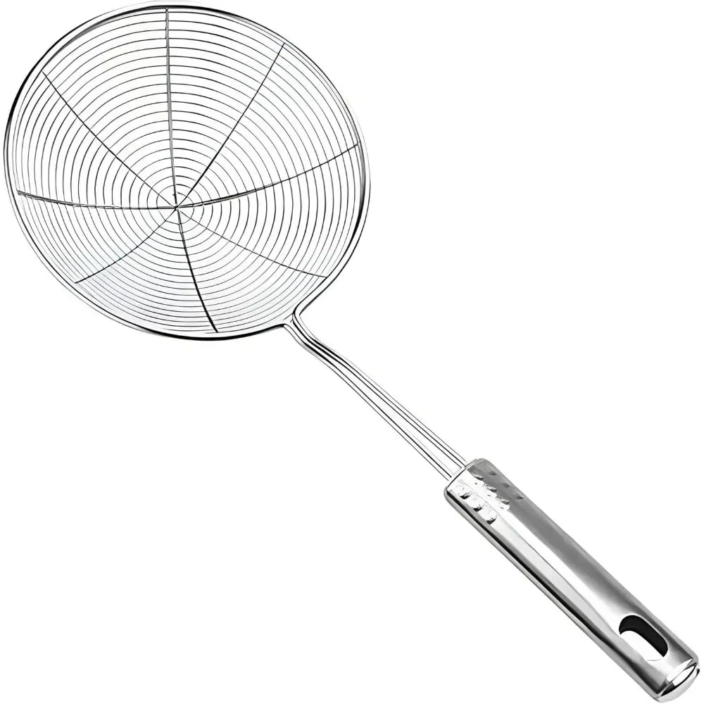 Stainless Steel Spider Skimmer Strainer with Handle | Kitchen Tool