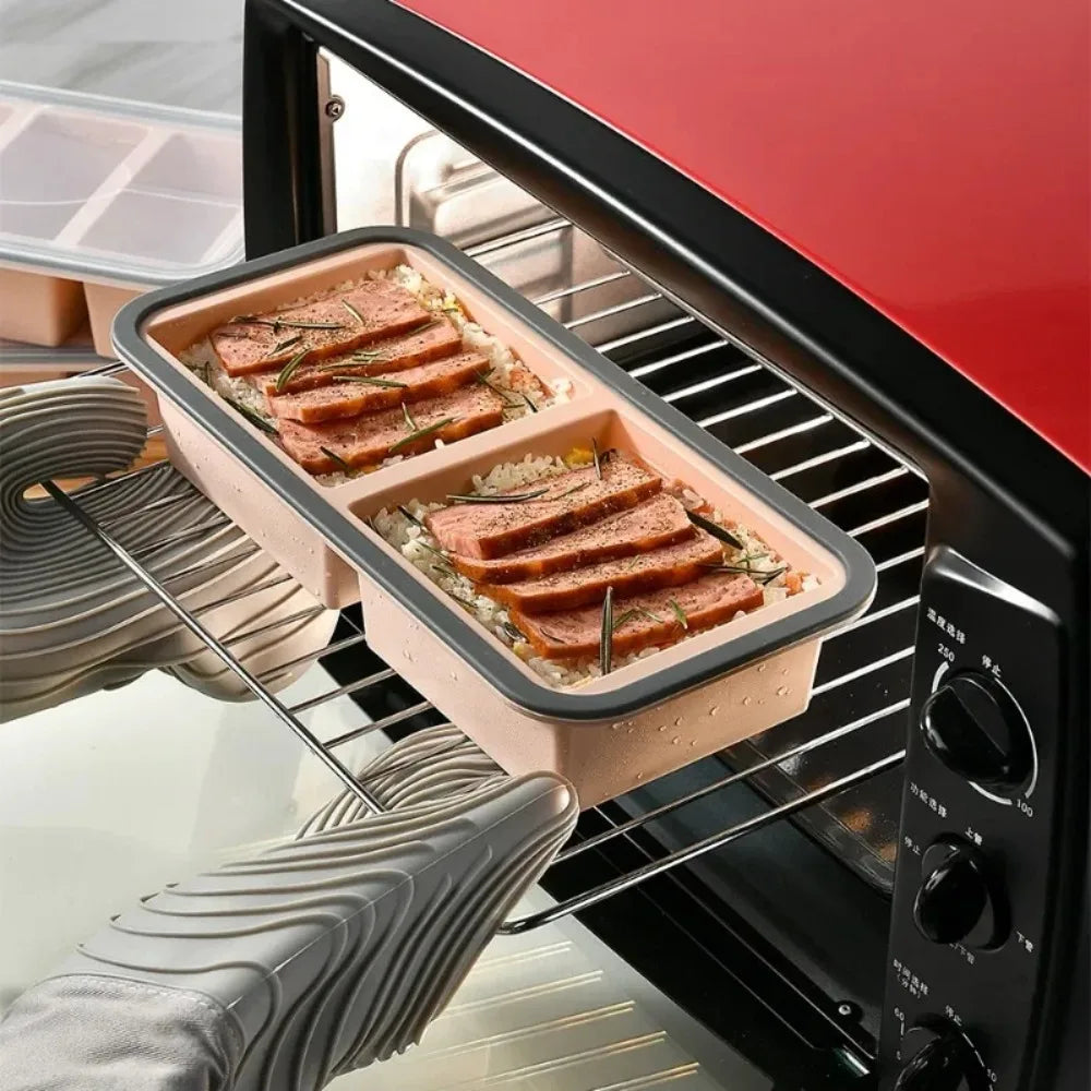 Silicone Freezer Tray with Lid – Large Ice Cube Meal Prep Mold