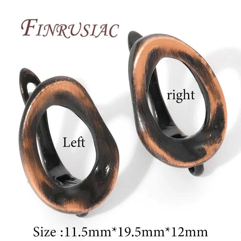 Antique Bronze Earring Hooks DIY Earwires & Findings 12x19mm