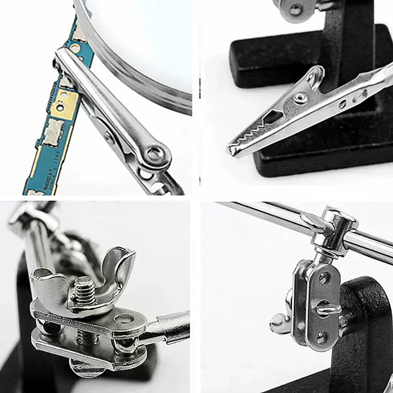 Third Hand Soldering Stand Helping Hands Clamp PCB Holder