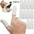 10-Pack Pet Finger Toothbrush Cots for Cats & Dogs | Nixie