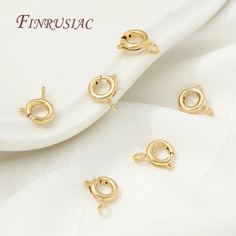 14K Gold Plated Lobster Clasp with Extension Chain | DIY Jewelry