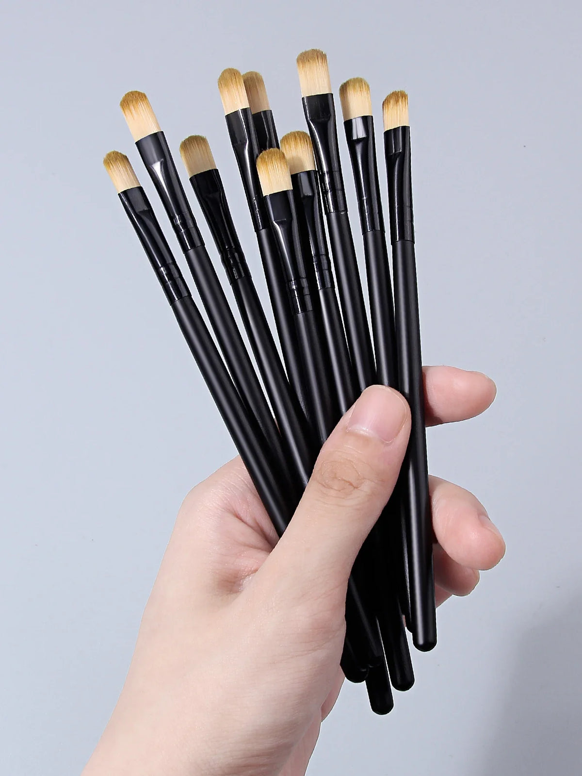 10-Piece Eye Makeup Brush Set – Eyeshadow, Liner & Brow