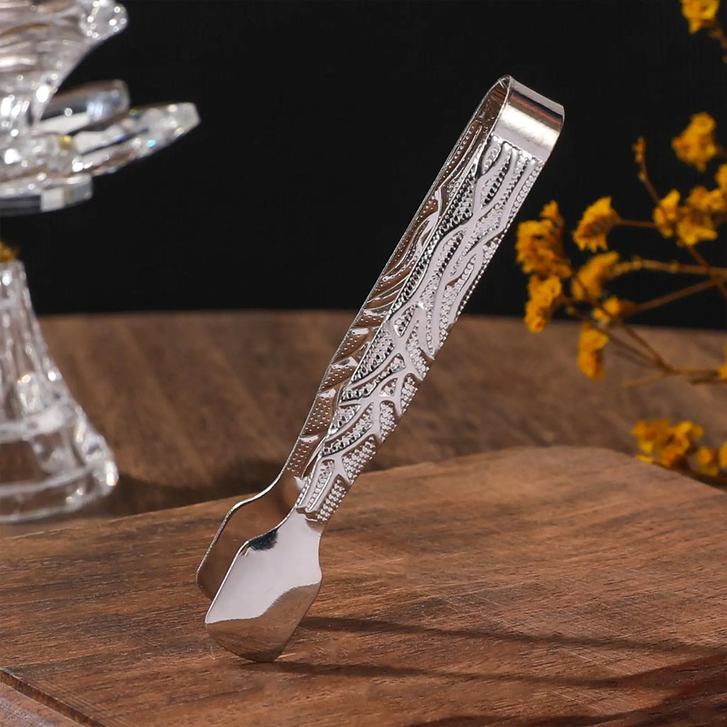 Small Metal Incense Tongs – Charcoal Clip for Meditation & Spa