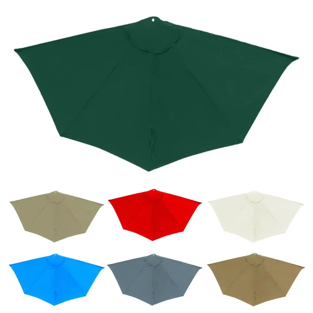Semi-Circular Umbrella Replacement Canopy UV30+ Outdoor Shade