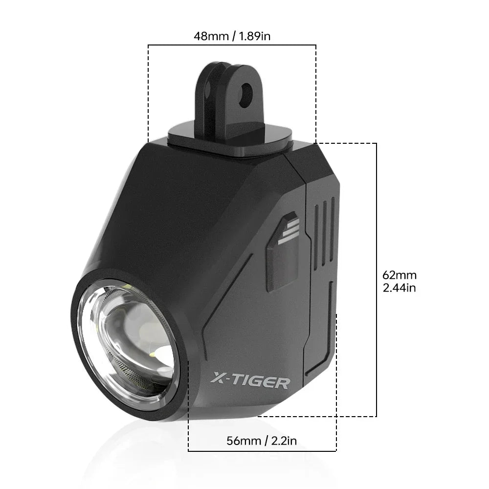 X-TIGER 1600 Lumen Rechargeable Bike Light | IPX6 Waterproof