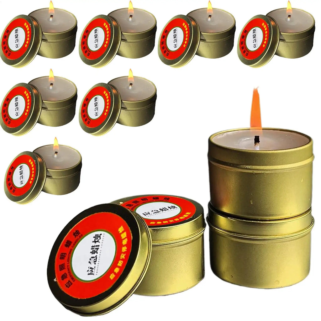 10-Pack Flameless Windproof Emergency Survival Candles