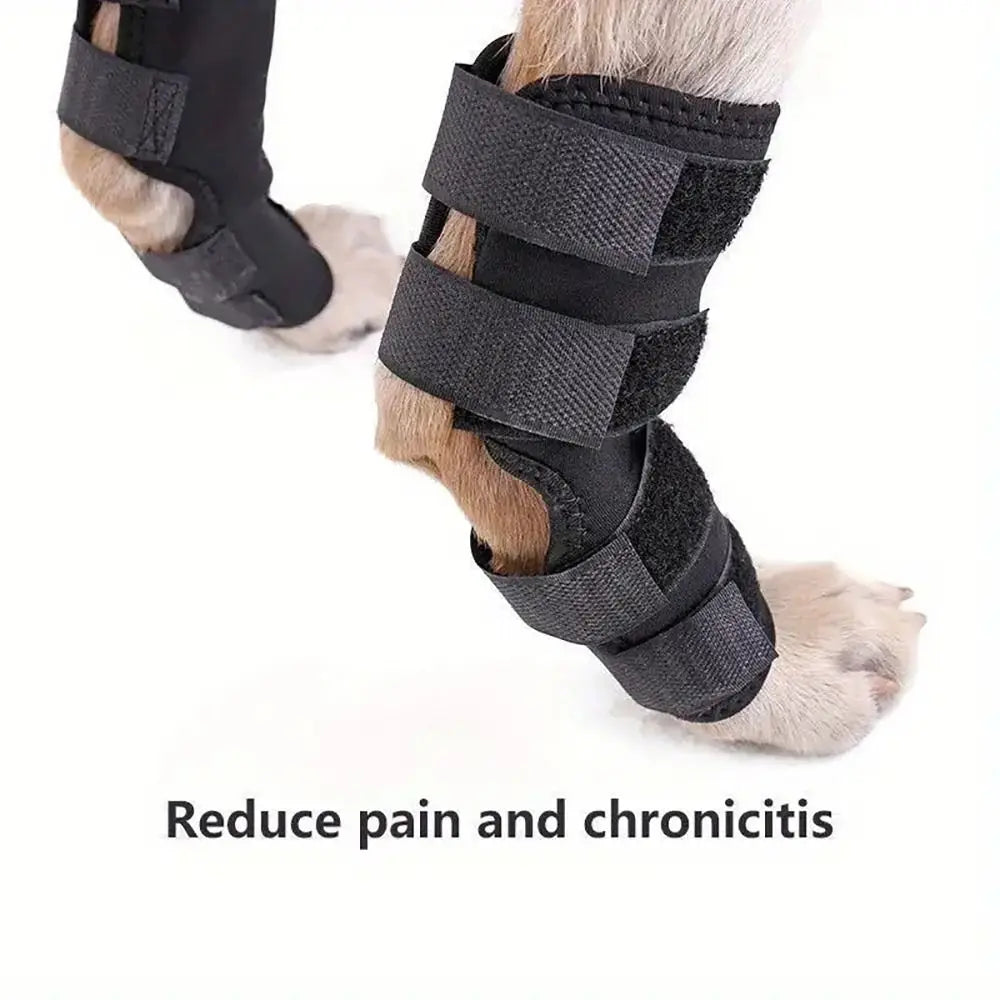 Dog Leg Joint Wrap Bandage – Breathable & Adjustable Support